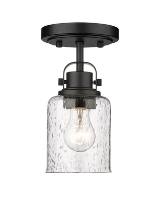 Buy matte-black Kinsley Outdoor (Damp) Flush Mount Light by Z-Lite