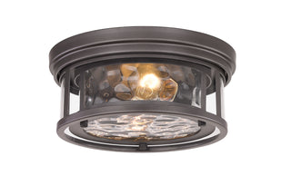 Buy bronze Clarion Outdoor (Damp) Flush Mount Ceiling Light by Z-Lite