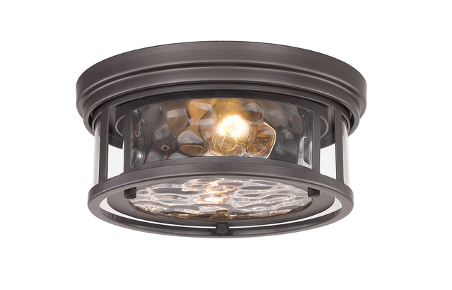 Clarion Outdoor (Damp) Flush Mount Ceiling Light by Z-Lite
