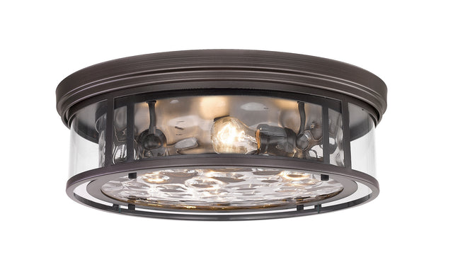 Clarion Outdoor (Damp) Flush Mount Ceiling Light by Z-Lite