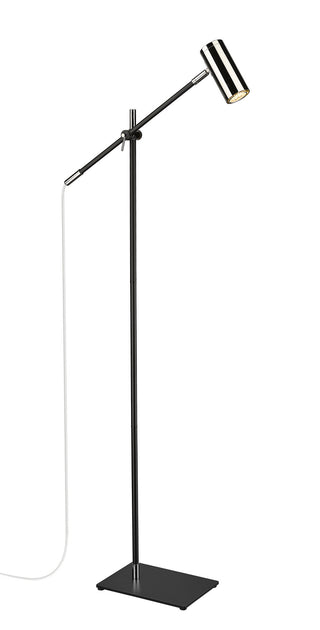 Buy matte-black-polished-nickel Calumet Floor Lamp by Z-Lite
