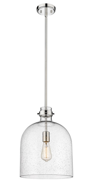 Buy polished-nickel-with-clear-seedy-glass-and-clear-seedy-shade Pearson Outdoor (Damp) Pendant by Z-Lite