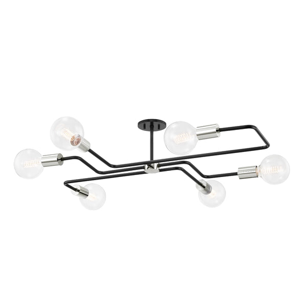 Jena Outdoor (Damp) Semi-Flush Mount Ceiling Light by Mitzi
