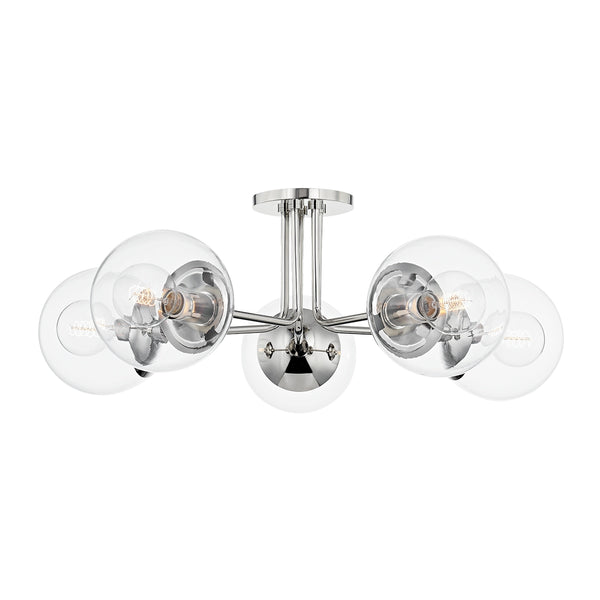Meadow Outdoor (Damp) Semi Flush Mount Light by Mitzi