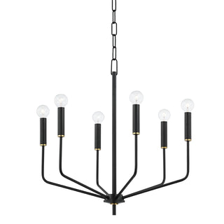 Buy aged-brass-soft-black Bailey Outdoor (Damp) Chandelier by Mitzi