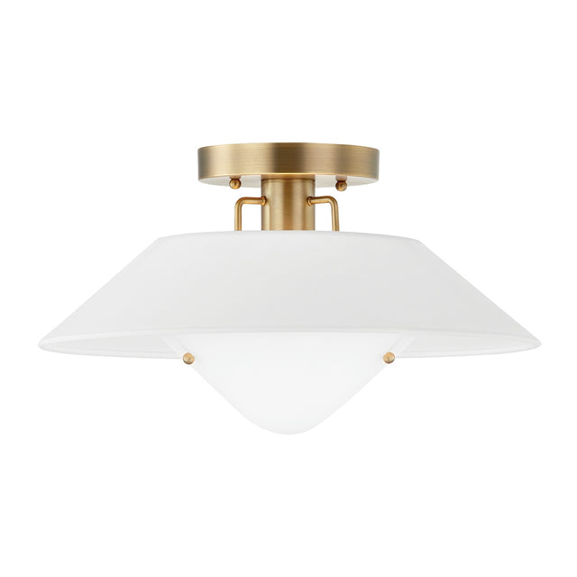 Otto Outdoor (Damp) Flush Mount Ceiling Light by Troy Lighting
