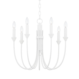 Buy gesso-white Cate Outdoor (Damp) Chandelier by Troy Lighting