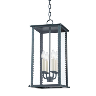 Buy verdigris-with-clear-glass-and-clear-shade Zuma Outdoor (Wet) Hanging Lanterns by Troy Lighting