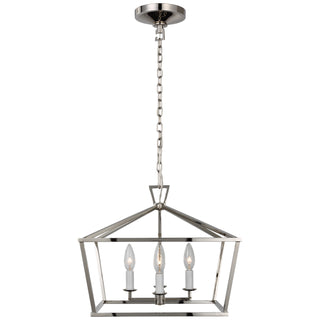 Buy polished-nickel Darlana Outdoor (Damp) Semi-Flush Mount Ceiling Light by Visual Comfort Signature