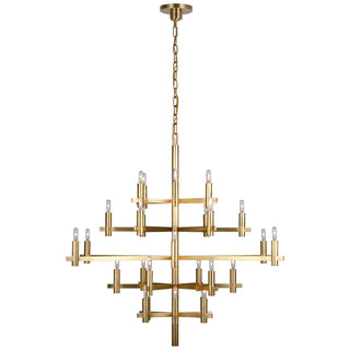 Sonnet Outdoor (Damp) Chandelier by Visual Comfort Signature