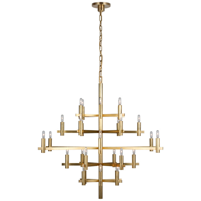 Sonnet Outdoor (Damp) Chandelier by Visual Comfort Signature