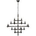 Sonnet Outdoor (Damp) Chandelier by Visual Comfort Signature