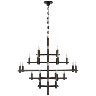 Buy bronze Sonnet Outdoor (Damp) Chandelier by Visual Comfort Signature