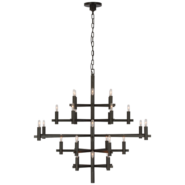 Sonnet Outdoor (Damp) Chandelier by Visual Comfort Signature