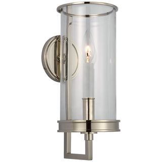 Buy polished-nickel Glendon Outdoor (Damp) Sconce by Visual Comfort Signature