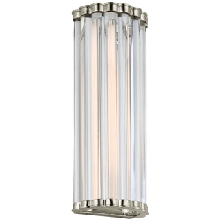 Buy polished-nickel Kean Outdoor (Damp) Sconce by Visual Comfort Signature