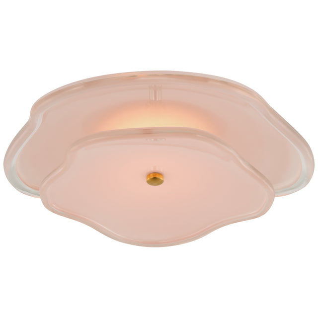 Leighton Outdoor (Damp) Flush Mount Ceiling Light by Visual Comfort Signature