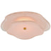 Soft Brass with Blush Tinted Glass Glass and Pink Shade