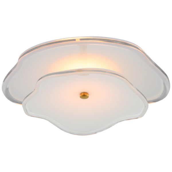 Leighton Outdoor (Damp) Flush Mount Ceiling Light by Visual Comfort Signature