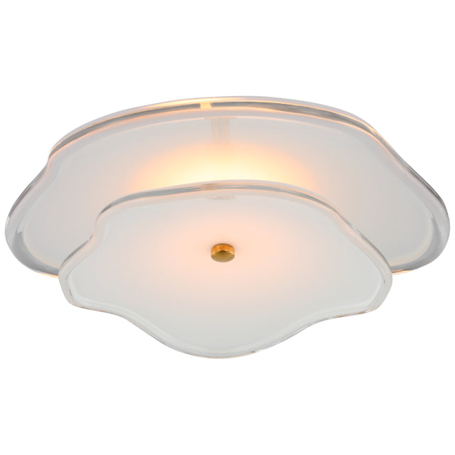 Leighton Outdoor (Damp) Flush Mount Ceiling Light by Visual Comfort Signature