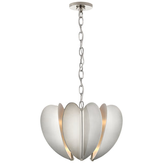 Buy polished-nickel Danes Outdoor (Damp) Chandelier by Visual Comfort Signature