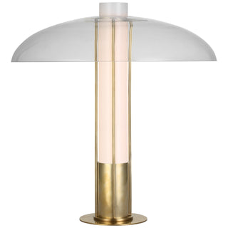 Buy antique-burnished-brass-with-clear-glass-glass-and-clear-shade Troye Lamp by Visual Comfort Signature