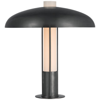Buy bronze-with-bronze-glass-and-metal-shade Troye Table Lamp by Visual Comfort Signature