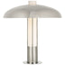 Polished Nickel with Polished Nickel Glass and Metal Shade