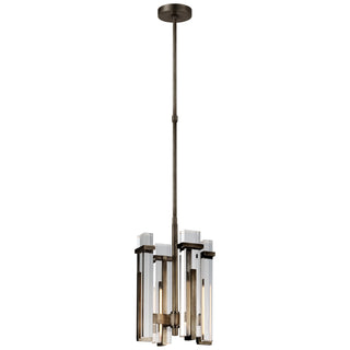 Buy bronze-with-crystal-glass Malik Outdoor (Damp) Chandelier by Visual Comfort Signature