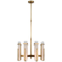 Malik Outdoor (Damp) Chandelier by Visual Comfort Signature