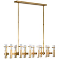 Malik Outdoor (Damp) Chandelier by Visual Comfort Signature