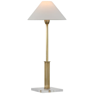 Buy hand-rubbed-antique-brass-and-crystal Asher Table Lamp by Visual Comfort Signature