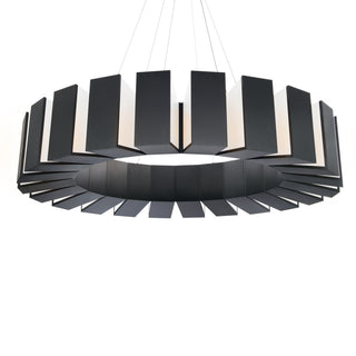 Buy black-and-white-shade Chronos Chandelier by Modern Forms