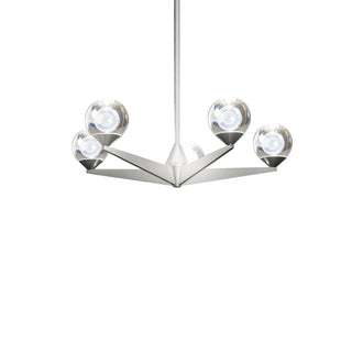 Buy satin-nickel Double Bubble Chandelier by Modern Forms