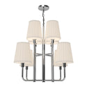 Plisse Chandelier by Alora