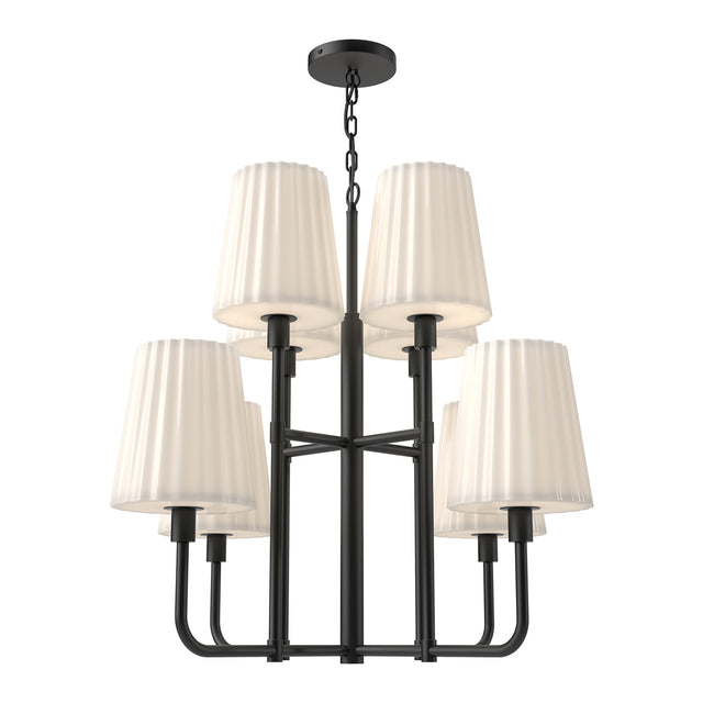 Plisse Chandelier by Alora