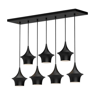 Buy matte-black Emiko Linear Pendant by Alora