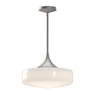 Buy brushed-nickel-glossy-opal-glass-and-opal-shade Lincoln Pendant by Alora