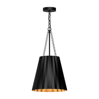 Buy matte-black Plisse Pendant by Alora