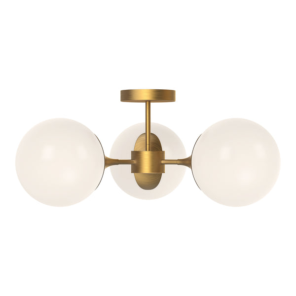 Nouveau Semi-Flush Mount Flush Mount Ceiling Light by Alora