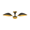 Oscar Semi-Flush Mount Ceiling Light by Alora