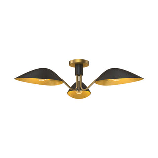 Oscar Semi-Flush Mount Ceiling Light by Alora