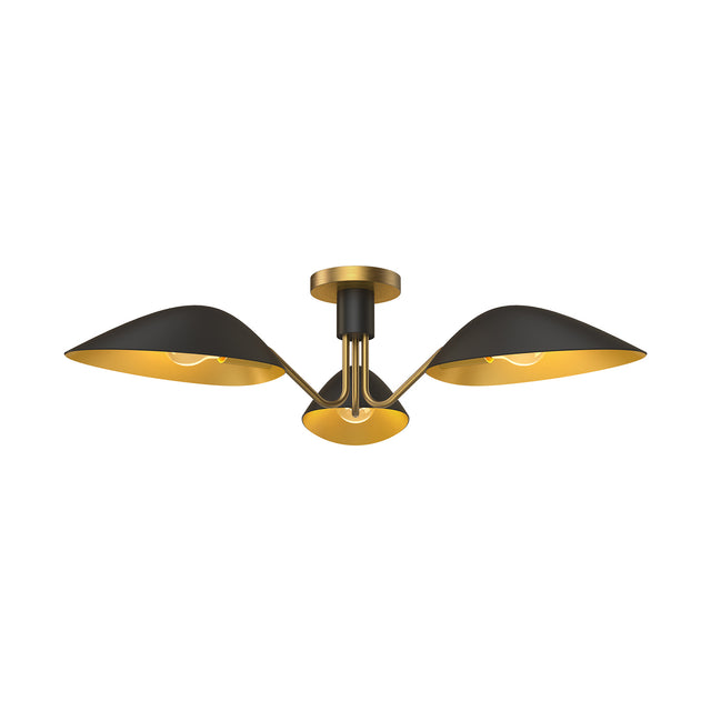 Oscar Semi-Flush Mount Ceiling Light by Alora