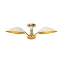 Oscar Semi Flush Mount Light by Alora