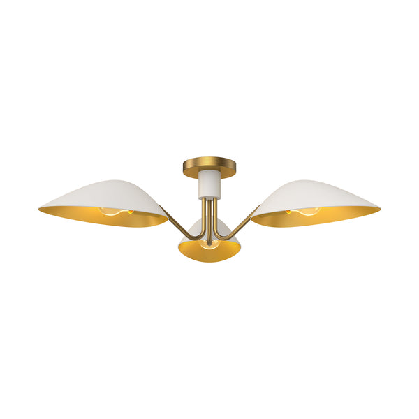 Oscar Semi Flush Mount Light by Alora
