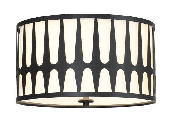 Royston Flush Mount Ceiling Light by Crystorama