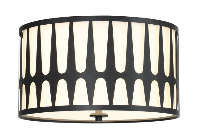 Royston Flush Mount Ceiling Light by Crystorama