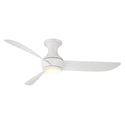 Corona Outdoor (Wet) Flush Mount Ceiling Fan with Light by Modern Forms Fans