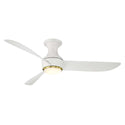 Corona Outdoor (Wet) Flush Mount Ceiling Fan with Light by Modern Forms Fans