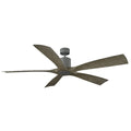 Aviator Outdoor (Wet) Ceiling Fan (Light Kit Available) by Modern Forms Fans